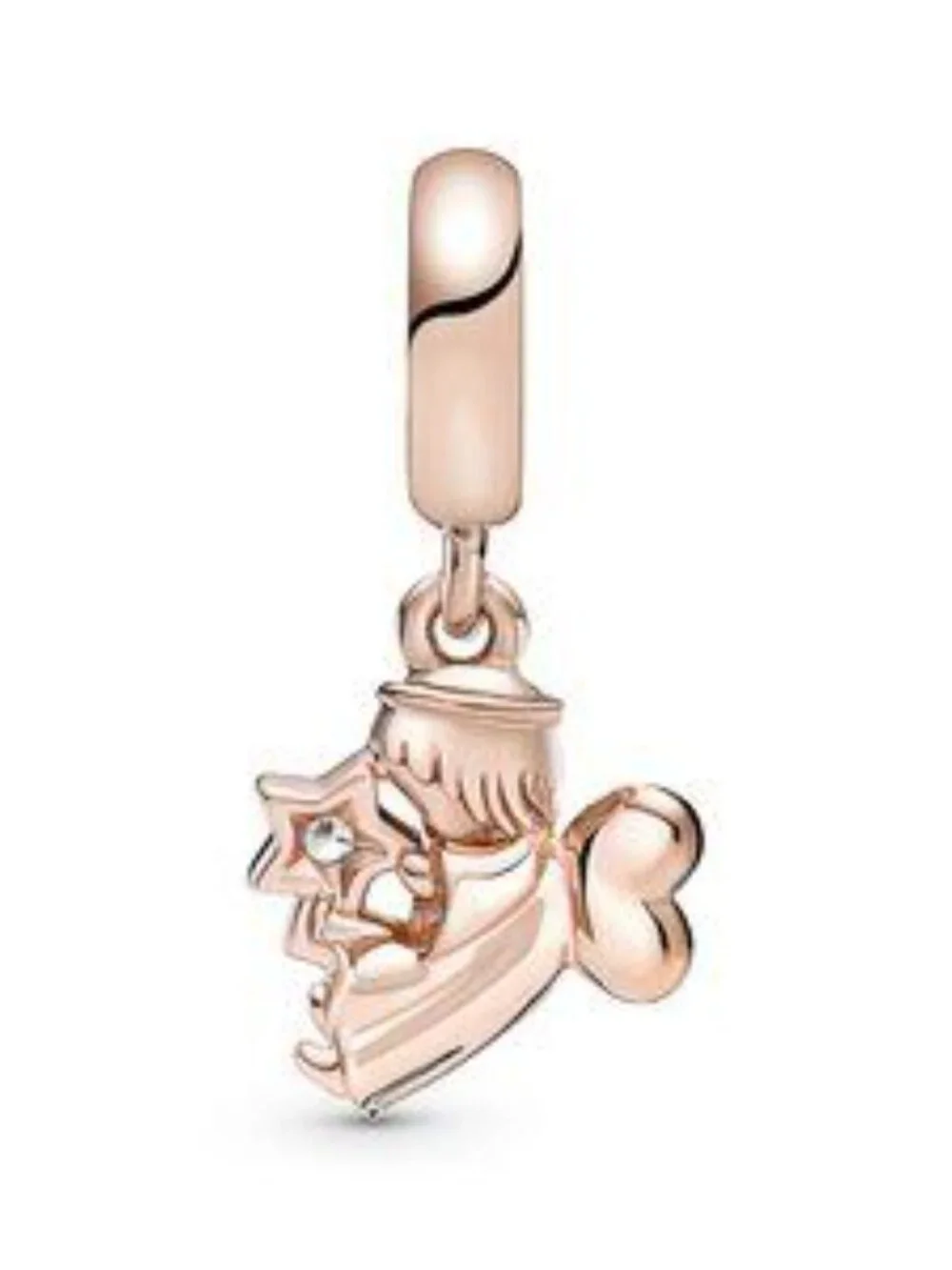 Pandora Heart Winged Angel Dangle Charm
